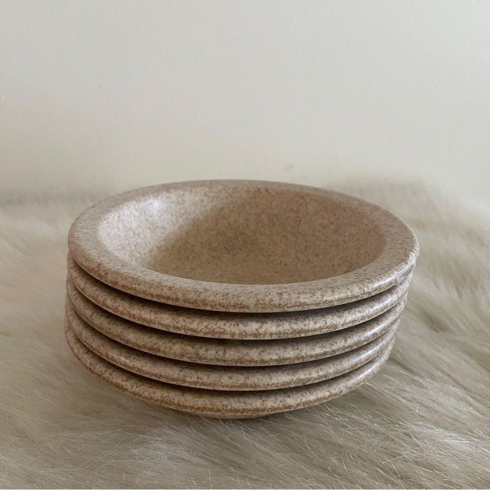 Speckled Tan Melmac Melamine Bowl Set